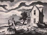 Thomas Hart Benton THE FARMER'S DAUGHTER Lithograph - Sold for $3,456 on 05-16-2026 (Lot 490).jpg